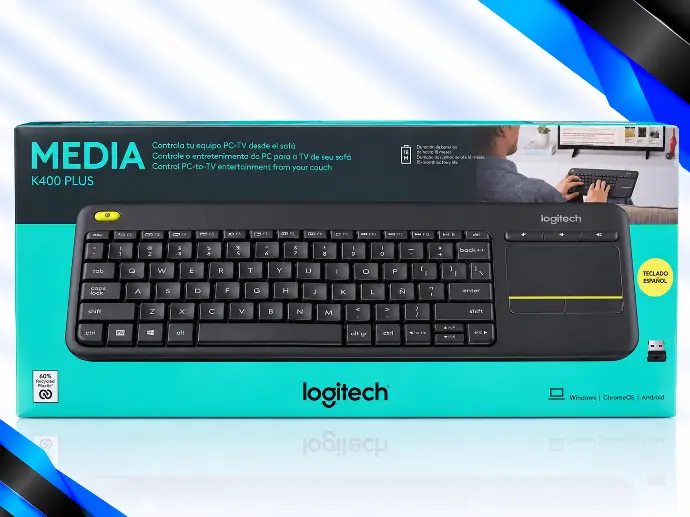 TECLADO MOUSE LOGITECH K400 PLUS